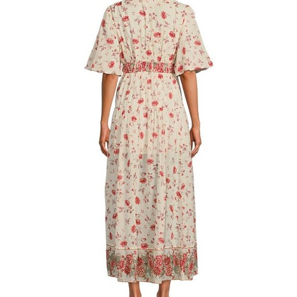 Free People Women's Lysette Boho Style Floral Maxi Dress Size M | L | XL - Picture 8 of 9